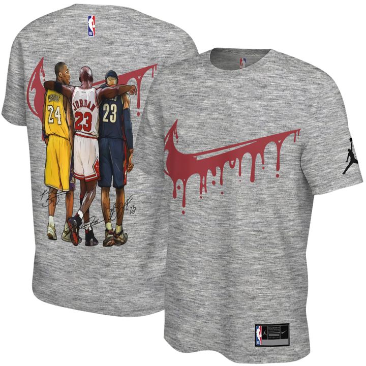 Kobe Bryant, Michael Jordan, Lebron James x Chicago Bulls x Los Angeles Lakers Unisex T-Shirt