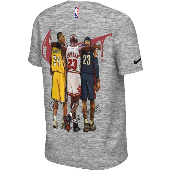 Kobe Bryant, Michael Jordan, Lebron James x Chicago Bulls x Los Angeles Lakers Unisex T-Shirt