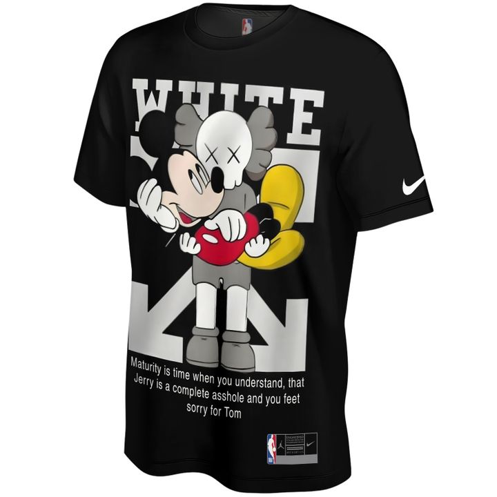 Street Style Mickey & Kaws Unisex T-Shirt