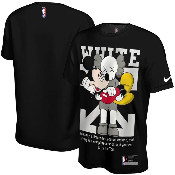 Street Style Mickey & Kaws Unisex T-Shirt