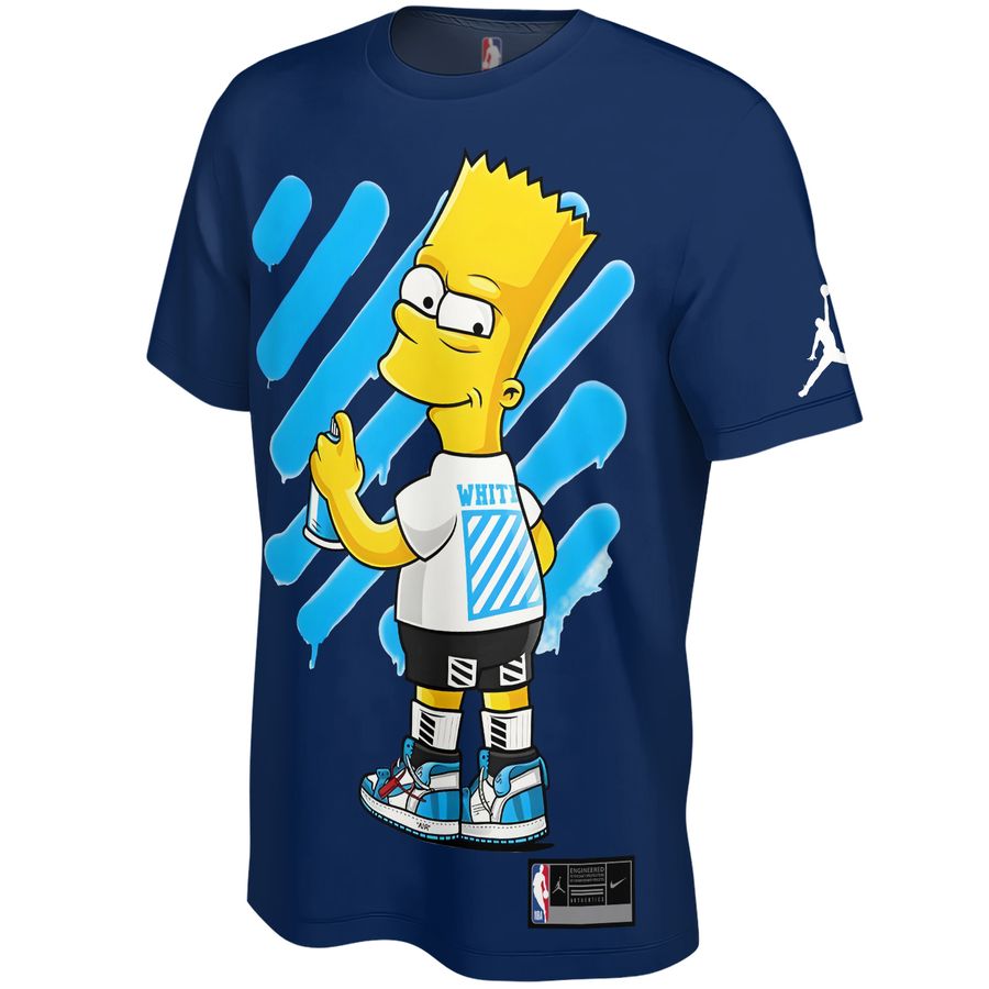 Off White x Bart Simpson Street style Unisex T-Shirt