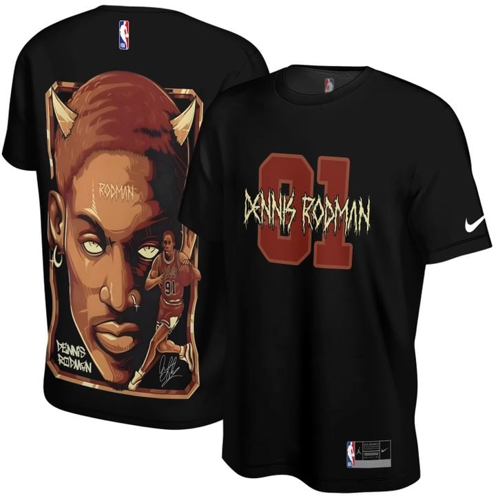 Dennis Rodman x Chicago Bulls Unisex T-Shirt