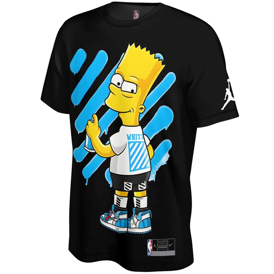 Off White x Bart Simpson Street style Unisex T-Shirt