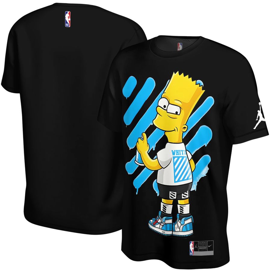 Off White x Bart Simpson Street style Unisex T-Shirt