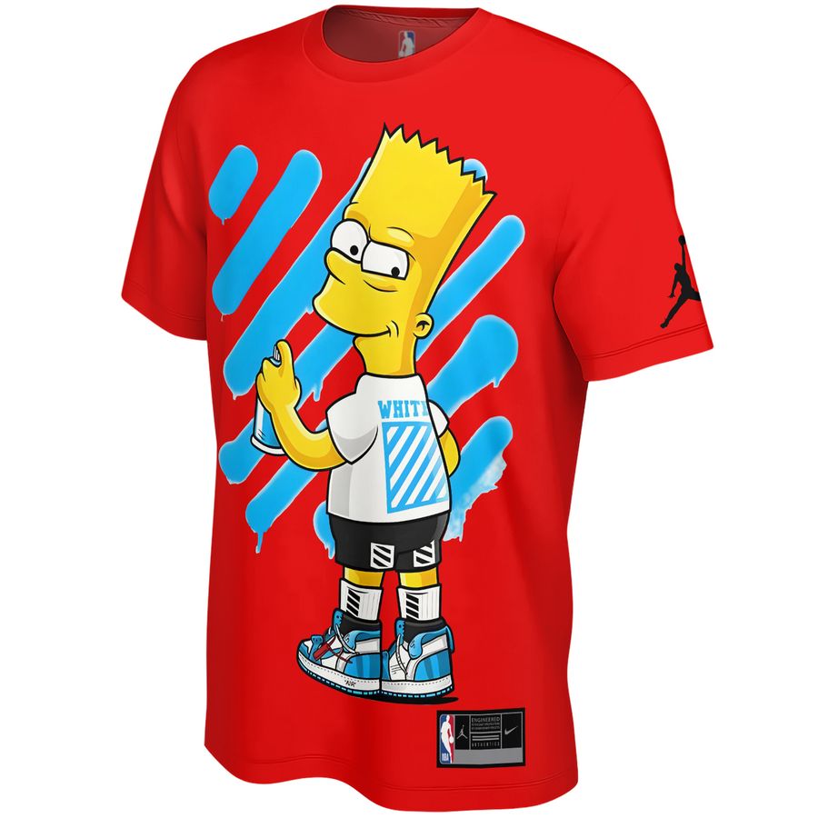 Off White x Bart Simpson Street style Unisex T-Shirt