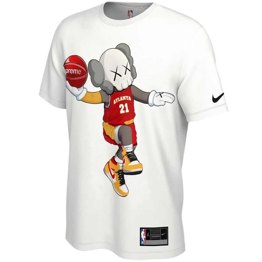 Atlanta Hawks x Kaws x Supreme Unisex T-Shirt