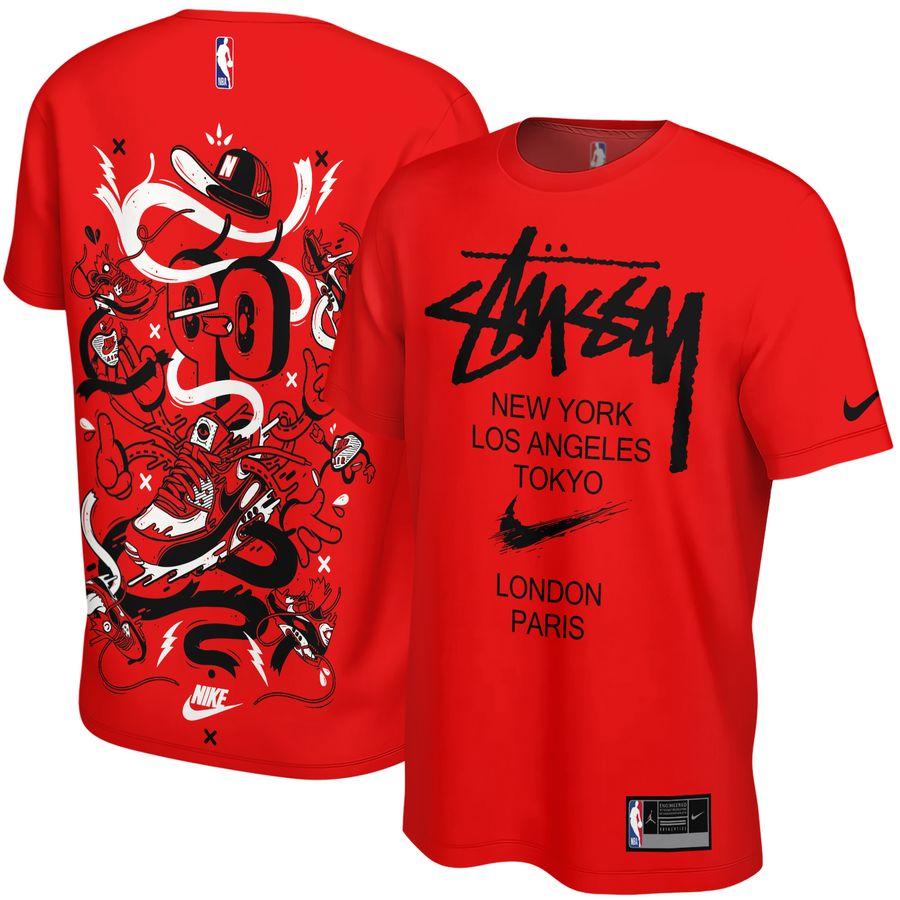 Nice Stussy Street Style Unisex T-Shirt