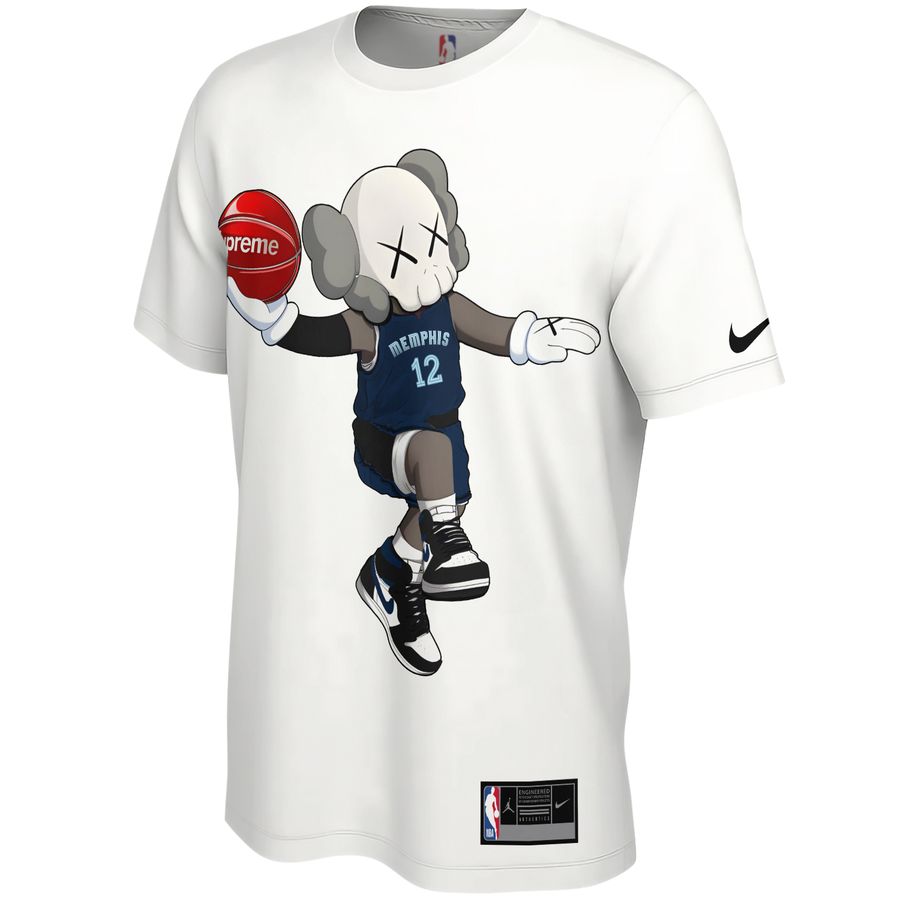 Memphis Grizzlies x Kaws x Supreme Unisex T-Shirt