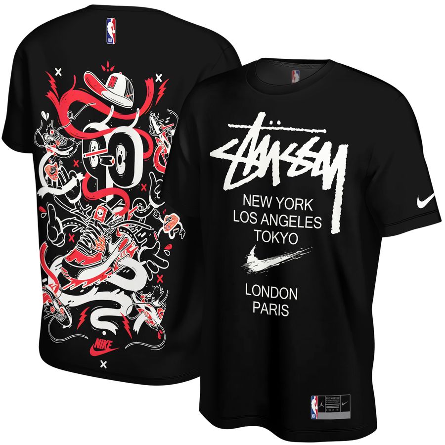 Nice Stussy Street Style Unisex T-Shirt