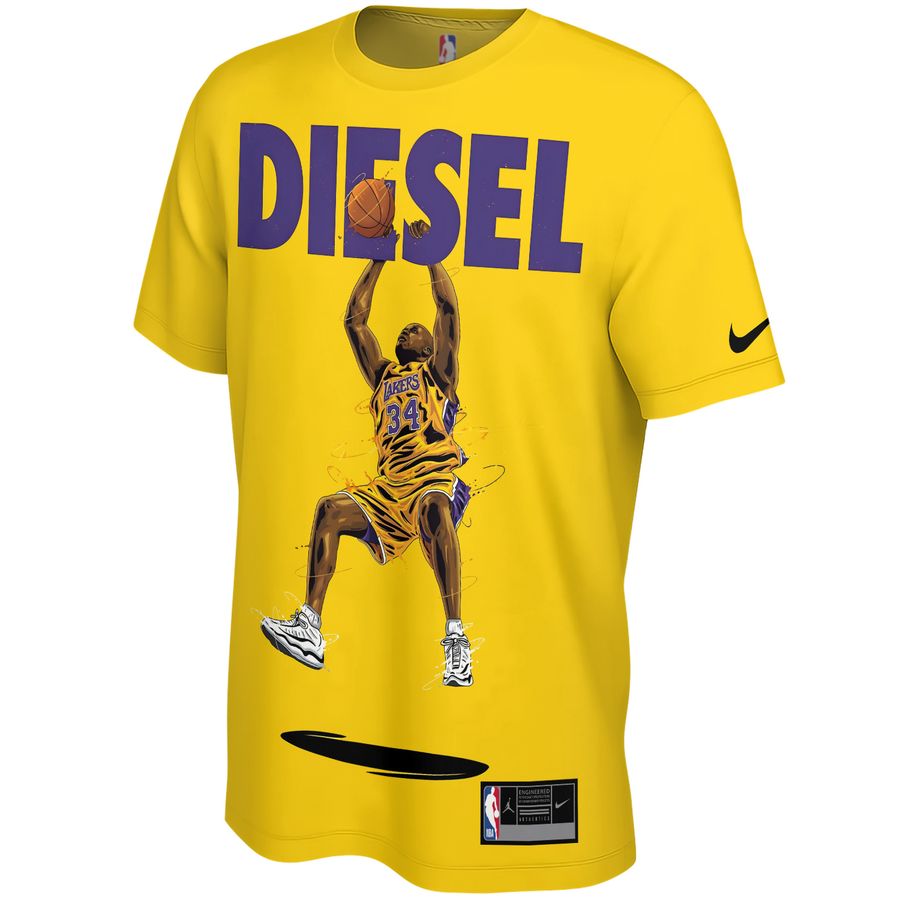 Shaquille O'Neal x Los Angeles Lakers Unisex T-Shirt