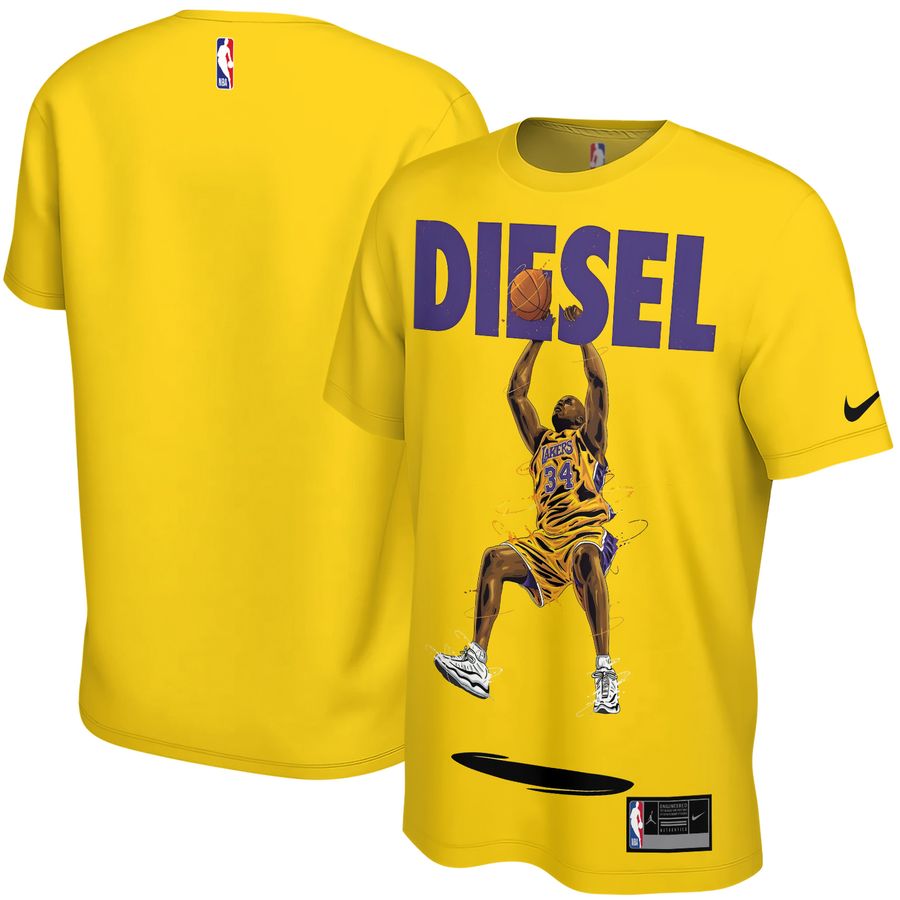 Shaquille O'Neal x Los Angeles Lakers Unisex T-Shirt