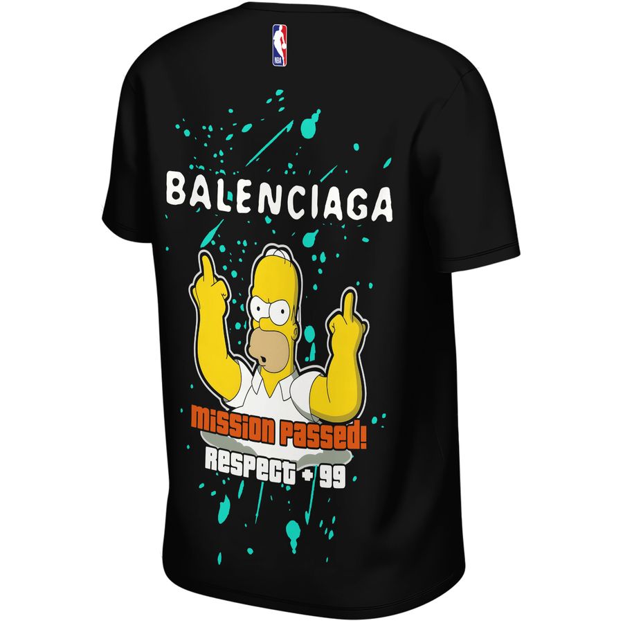 The Simpsons x Balenciaga Street Style Unisex T-Shirt