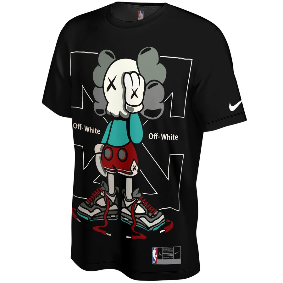 Kaws x Off White Street Style Unisex T-Shirt