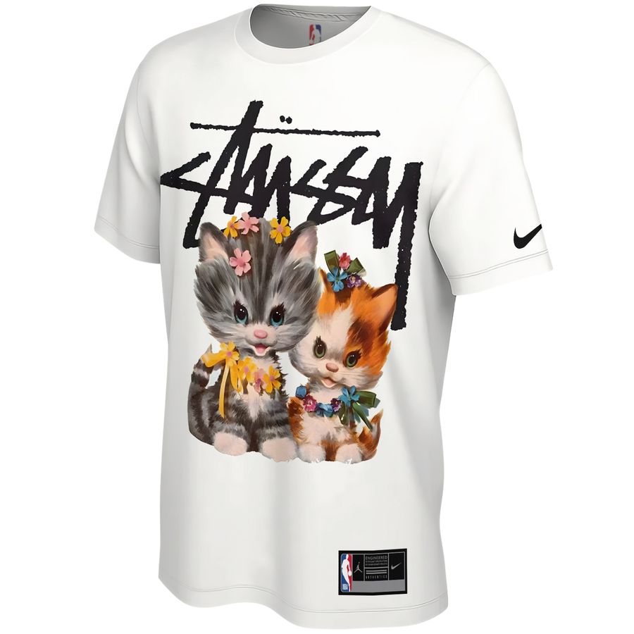 Stussy Cats Street Style Unisex T-Shirt