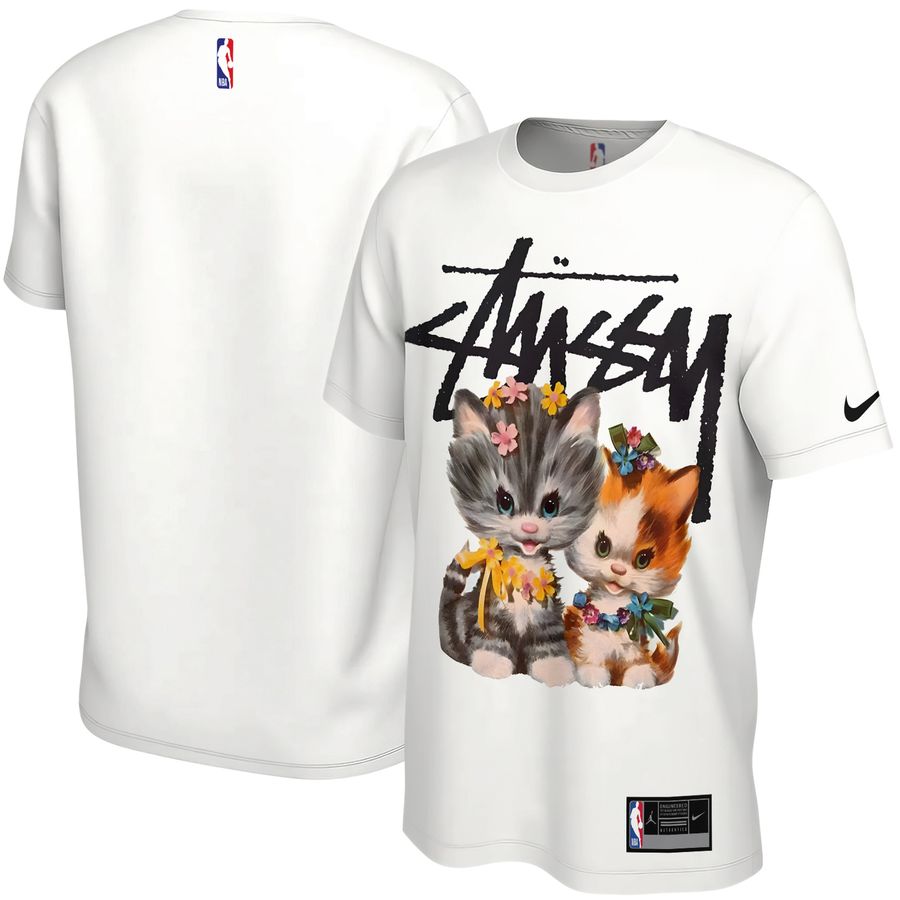 Stussy Cats Street Style Unisex T-Shirt