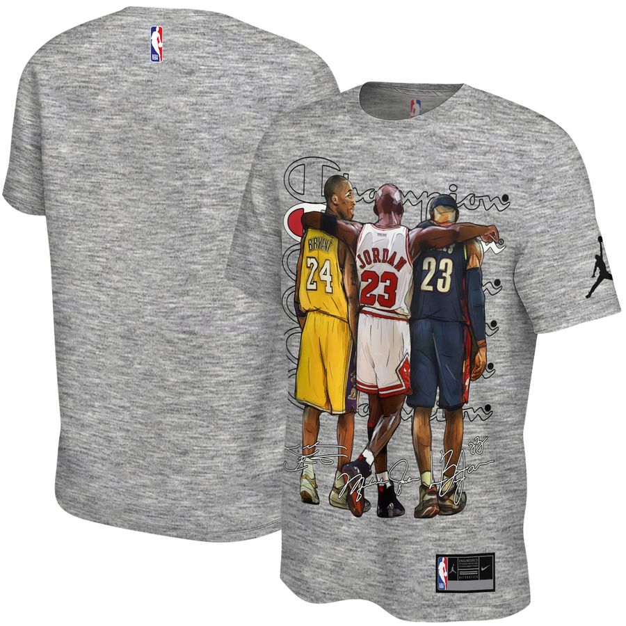 Kobe Bryant, Michael Jordan, Lebron James x Chicago Bulls x Los Angeles Lakers Unisex T-Shirt