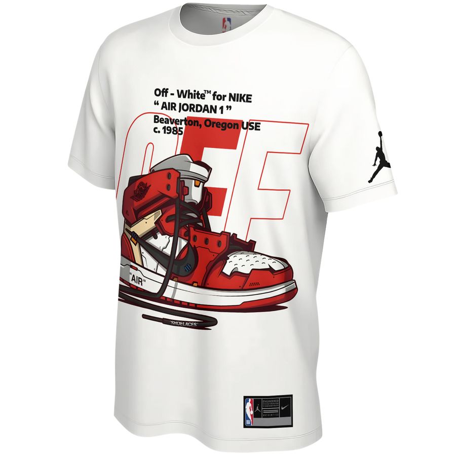 Street Style Jordan Off White Sneaker Unisex T-Shirt