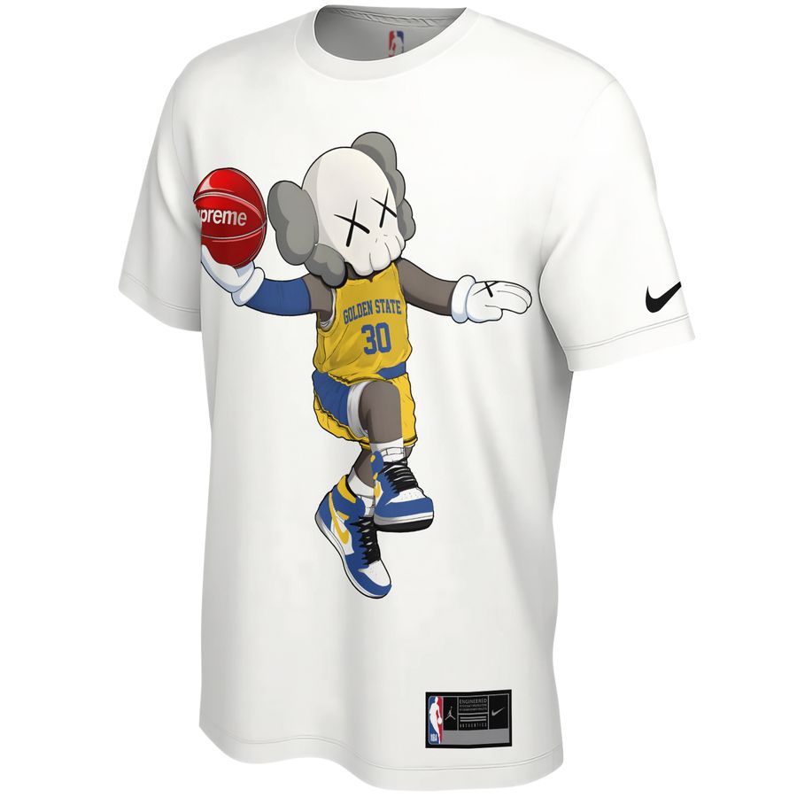 Golden State Warriors x Kaws x Supreme Unisex T-Shirt