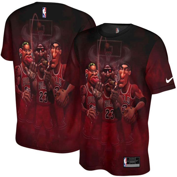 Rodman, Jordan, Pippen x Chicago Bulls Unisex T-Shirt