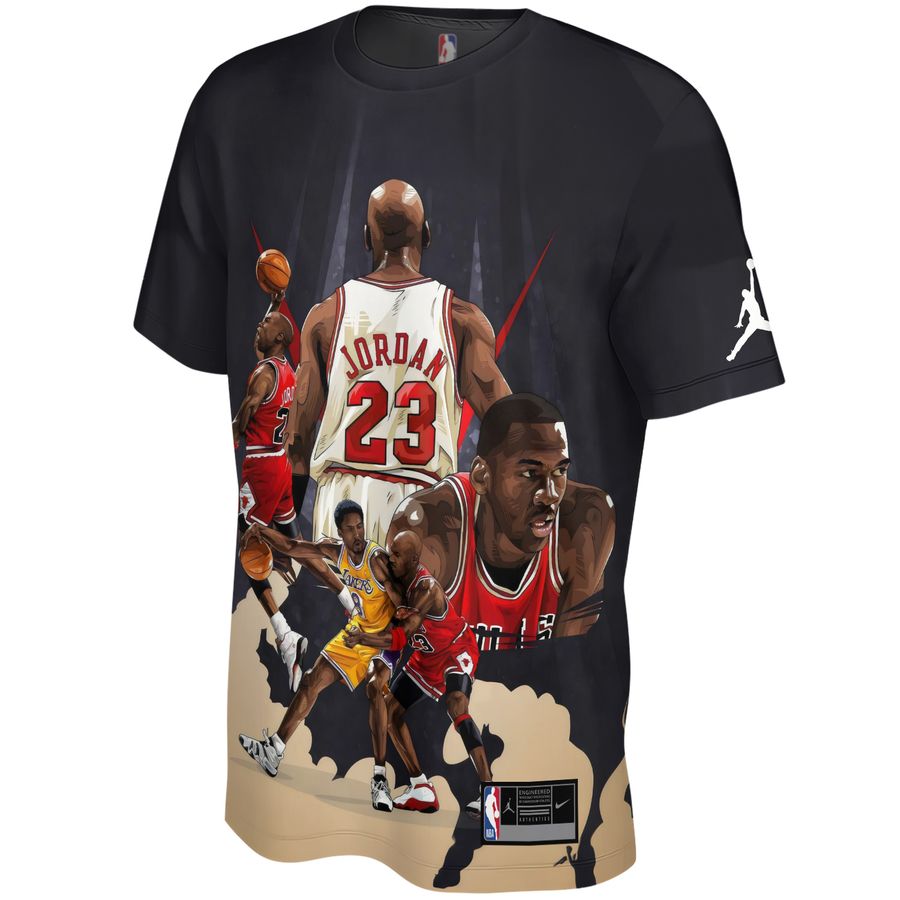 Jordan vs Kobe x Chicago Bulls x Los Angeles Lakers Unisex T-Shirt