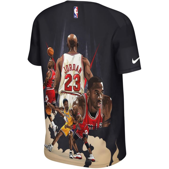 Jordan vs Kobe x Chicago Bulls x Los Angeles Lakers Unisex T-Shirt