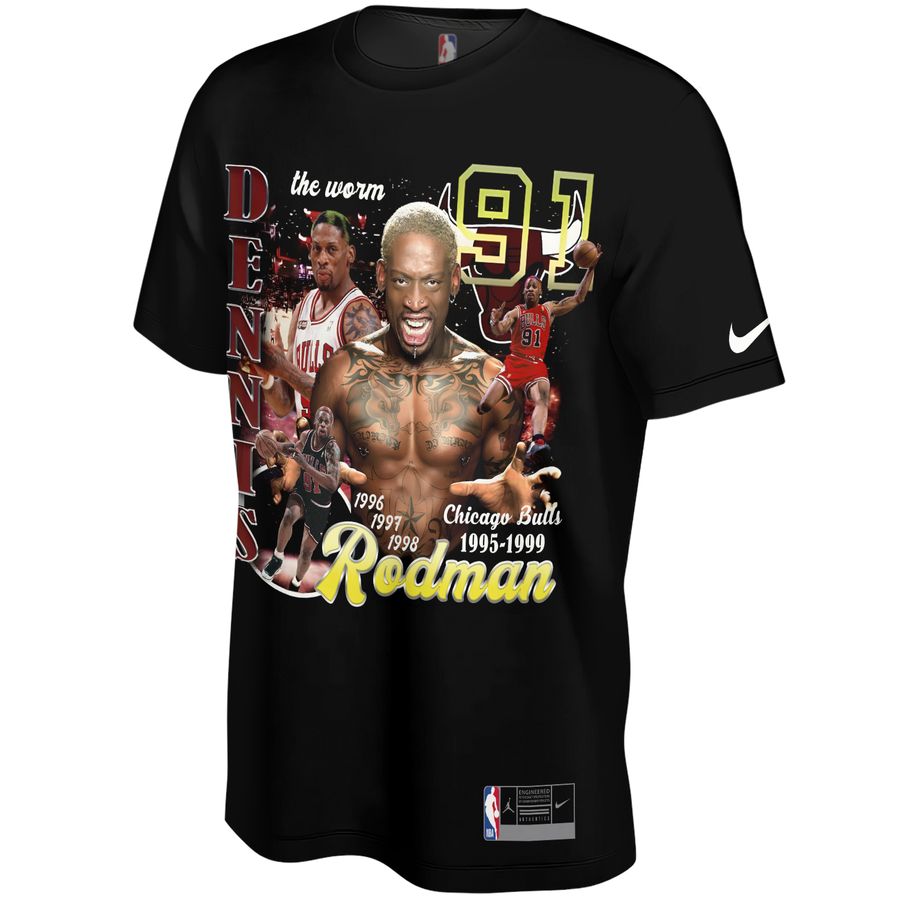 Dennis Rodman x Chicago Bulls Unisex T-Shirt