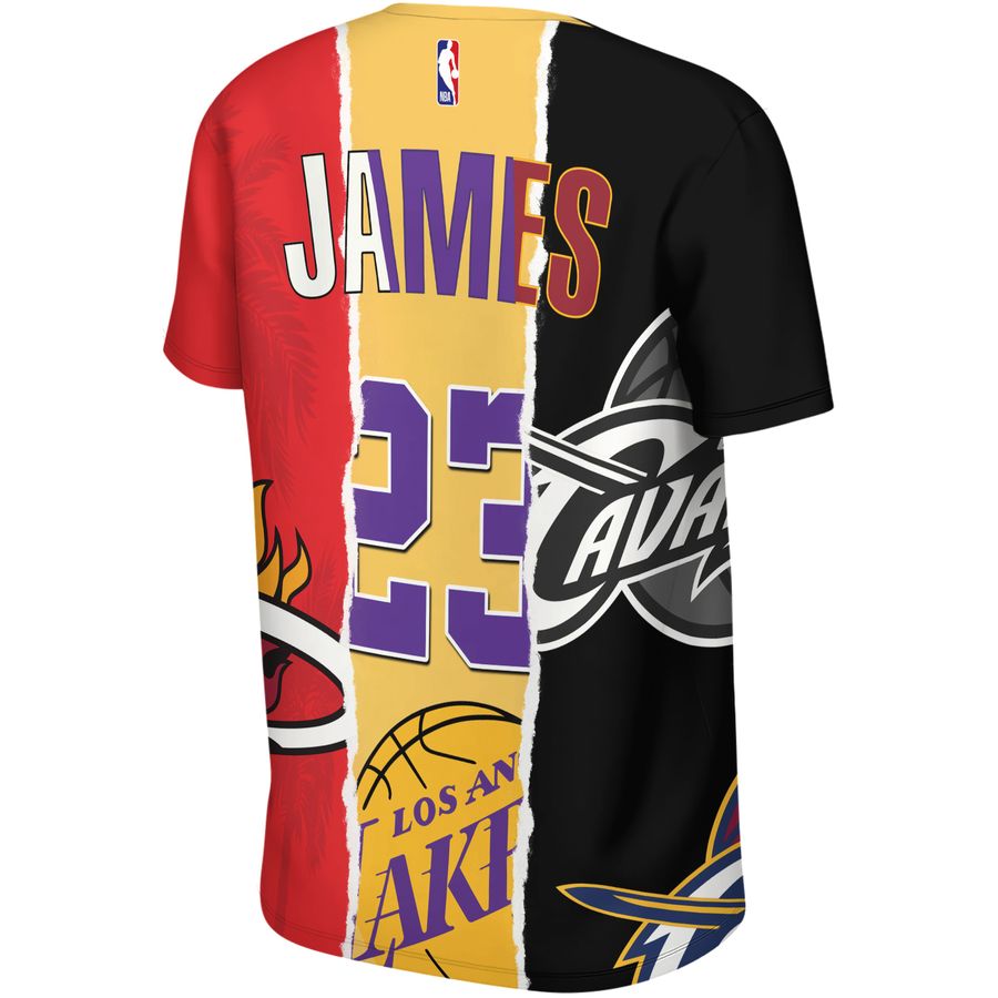 Lebron James x Miami Heat x Los Angeles Lakers x Cleveland Cavaliers Unisex T-Shirt