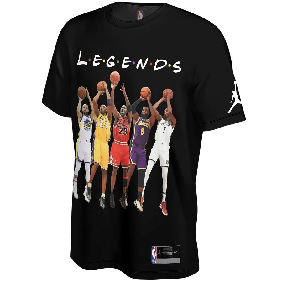 Jordan x Kobe x Lebron x Curry x Durant Unisex T-Shirt