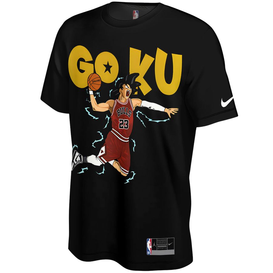 Goku x Michael Jordan x Chicago Bulls Unisex T-Shirt