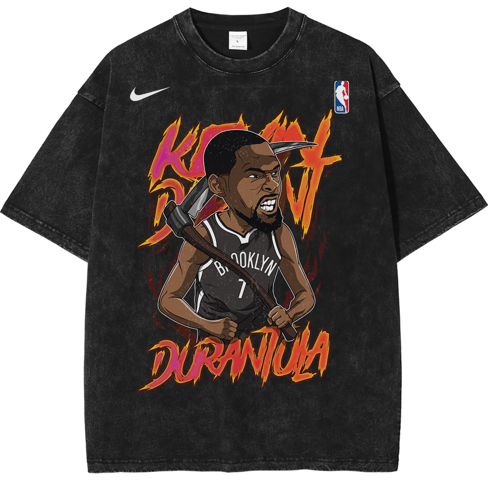 Kevin Durant Brooklyn Nets NBA Streetwear Vintage Unisex Oversized T-Shirt