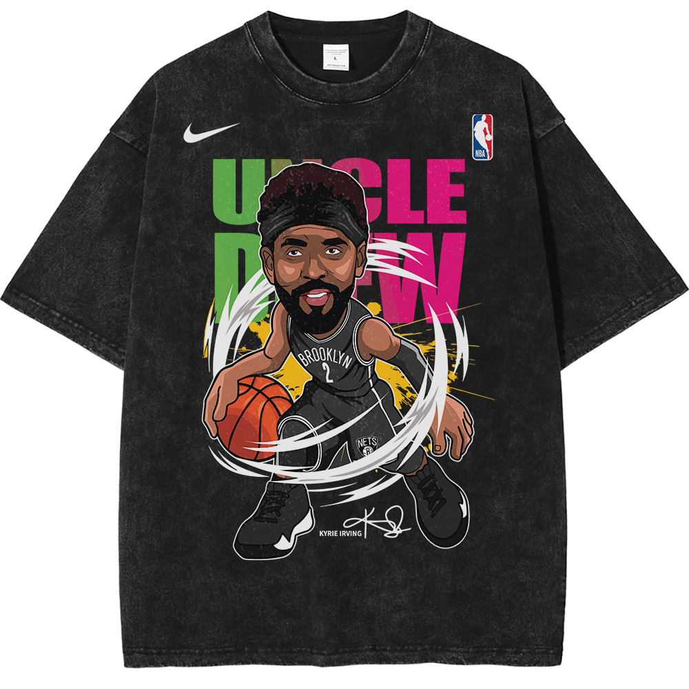 Kyrie Irving Brooklyn Nets NBA Streetwear Vintage Unisex Oversized T-Shirt