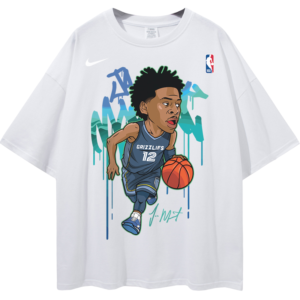 Ja Morant Memphis Grizzlies NBA Streetwear Unisex Oversized T-Shirt