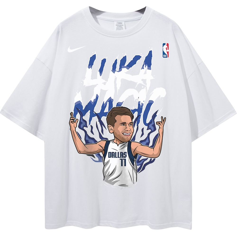 Luka Doncic Dallas Mavericks NBA Streetwear Unisex Oversized T-Shirt