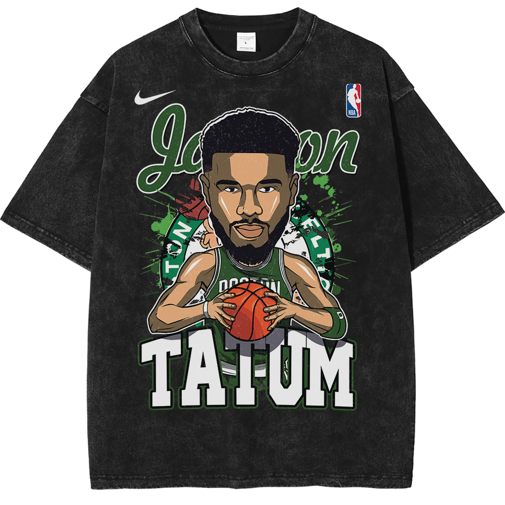 Jayson Tatum Boston Celtics NBA Streetwear Vintage Unisex Oversized T-Shirt