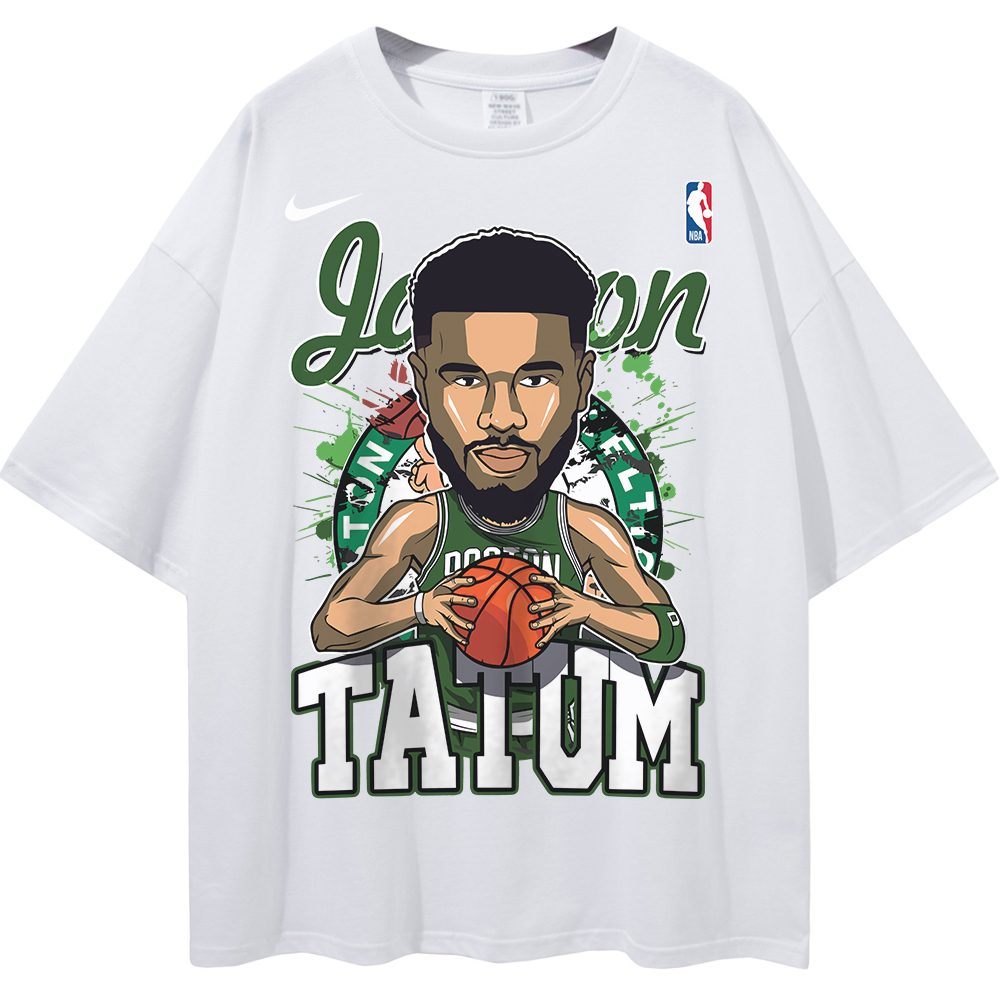 Jayson Tatum Boston Celtics NBA Streetwear Unisex Oversized T-Shirt