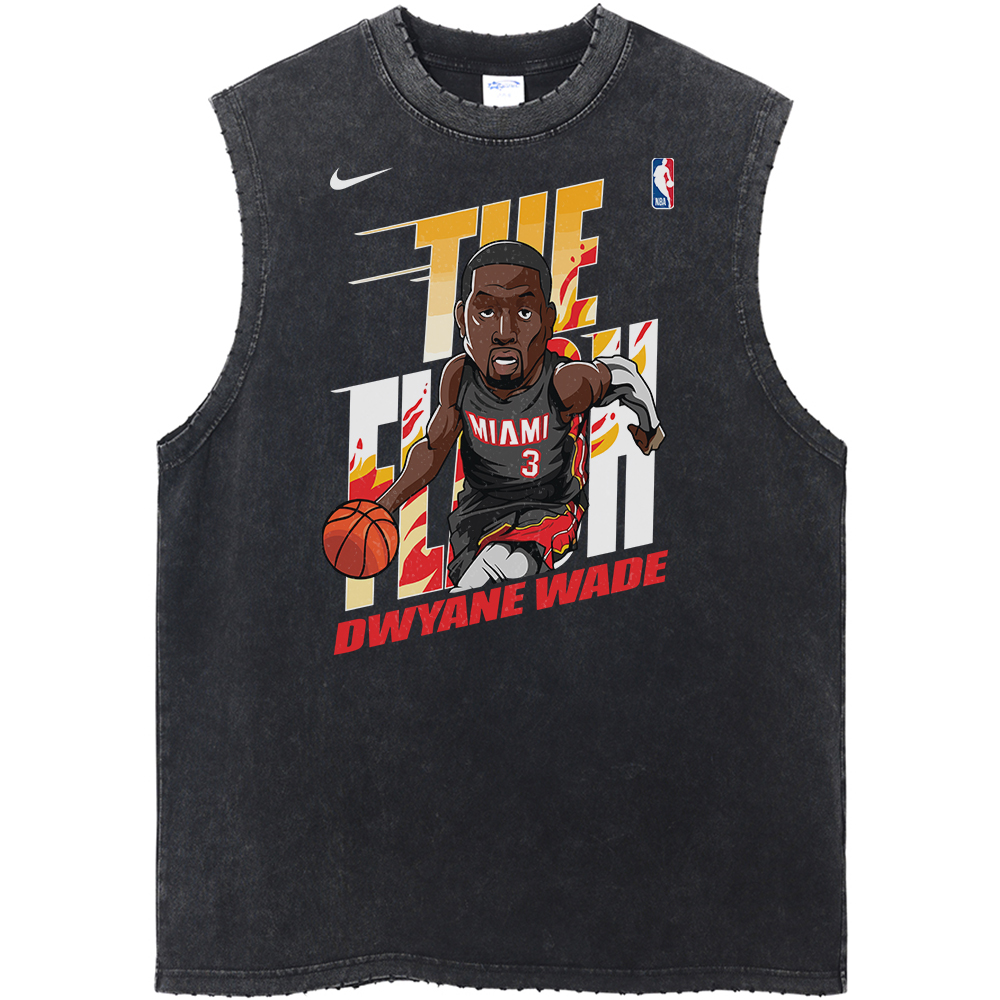 Dwyane Wade Miami Heat NBA Streetwear Vintage Unisex Tank Top