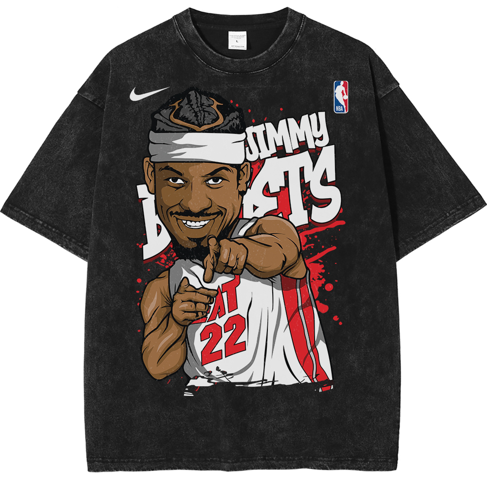 Jimmy Butler Miami Heat NBA Streetwear Vintage Unisex Oversized T-Shirt