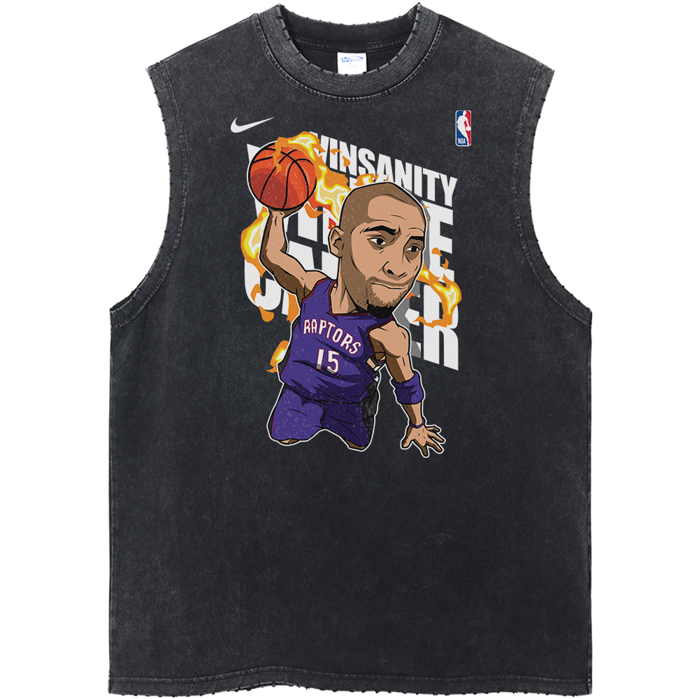 Vince Carter Toronto Raptors NBA Streetwear Vintage Unisex Tank Top