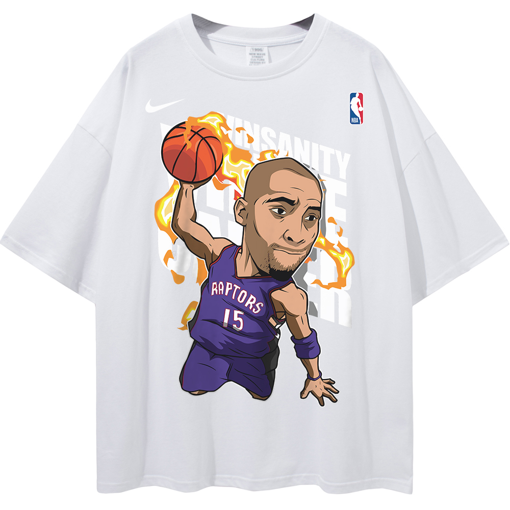 Vince Carter Toronto Raptors NBA Streetwear Unisex Oversized T-Shirt