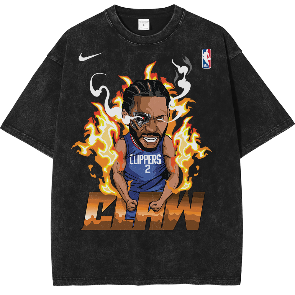 Kawhi Leonard LA Clippers NBA Streetwear Vintage Unisex Oversized T-Shirt