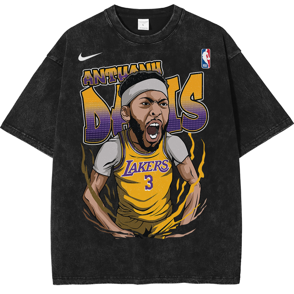 Anthony Davis Los Angeles Lakers NBA Streetwear Vintage Unisex Oversized T-Shirt