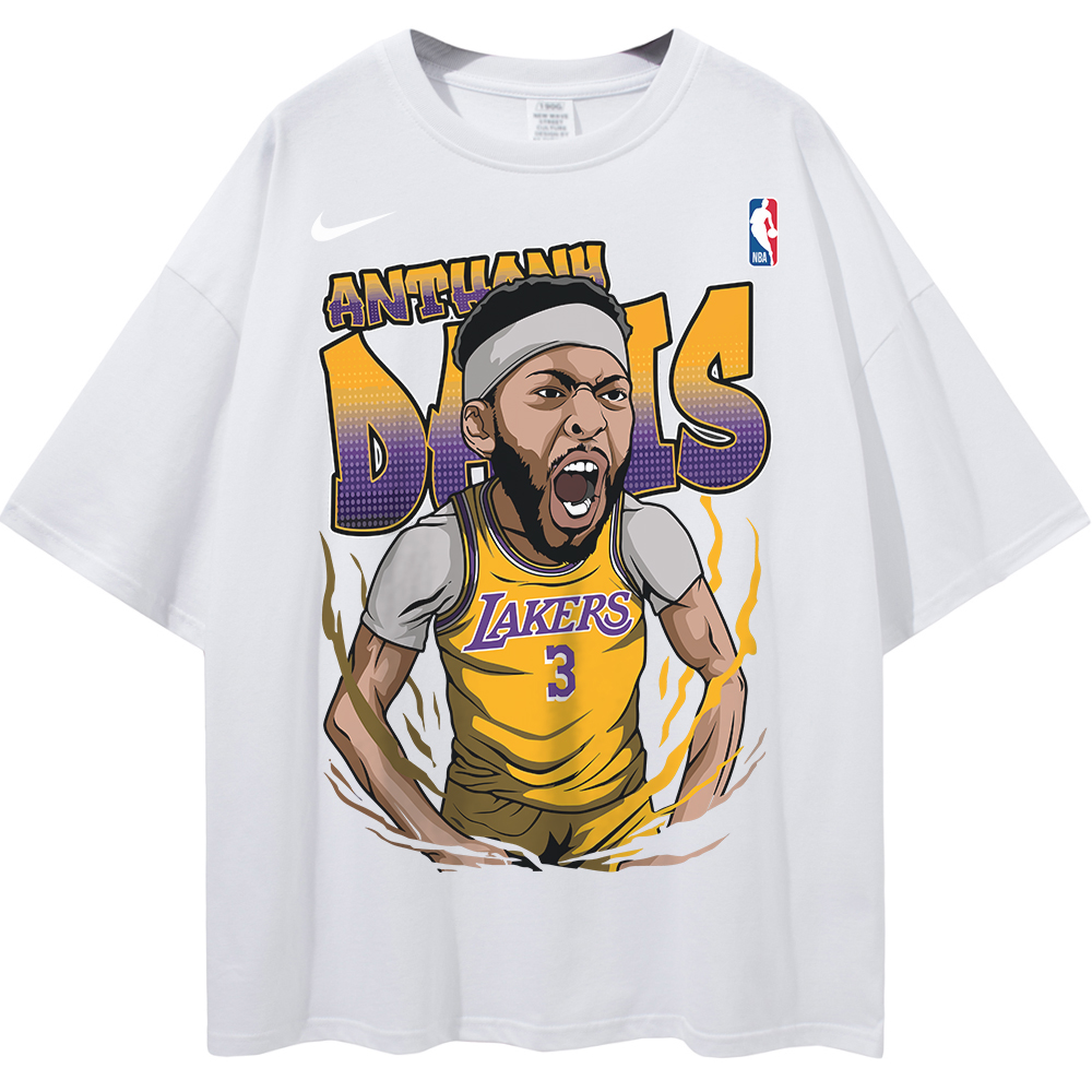 Anthony Davis Los Angeles Lakers NBA Streetwear Unisex Oversized T-Shirt