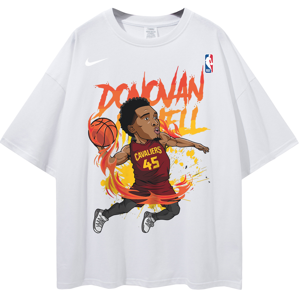 Donovan Mitchell Cleveland Cavaliers NBA Streetwear Unisex Oversized T-Shirt