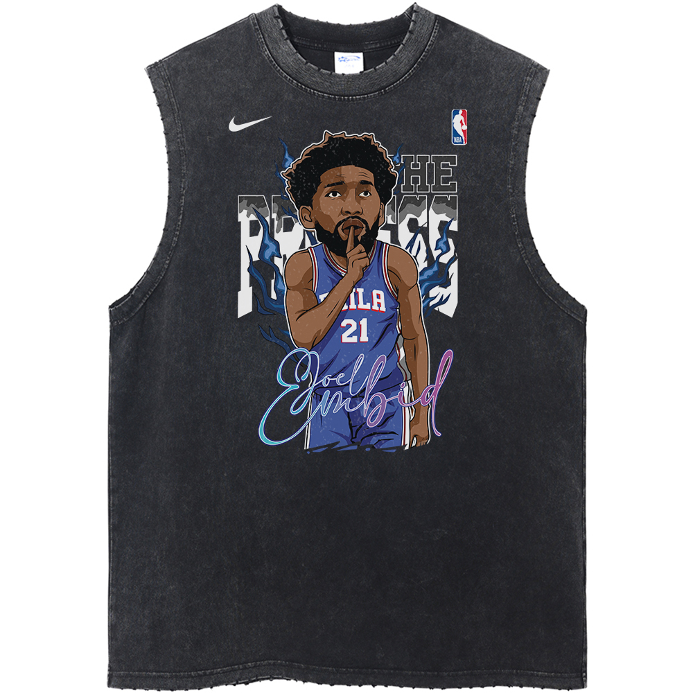 Joel Embiid Philadelphia 76ers NBA Streetwear Vintage Unisex Tank Top