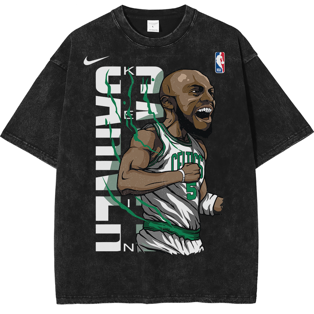 Kevin Garnett Boston Celtics NBA Streetwear Vintage Unisex Oversized T-Shirt