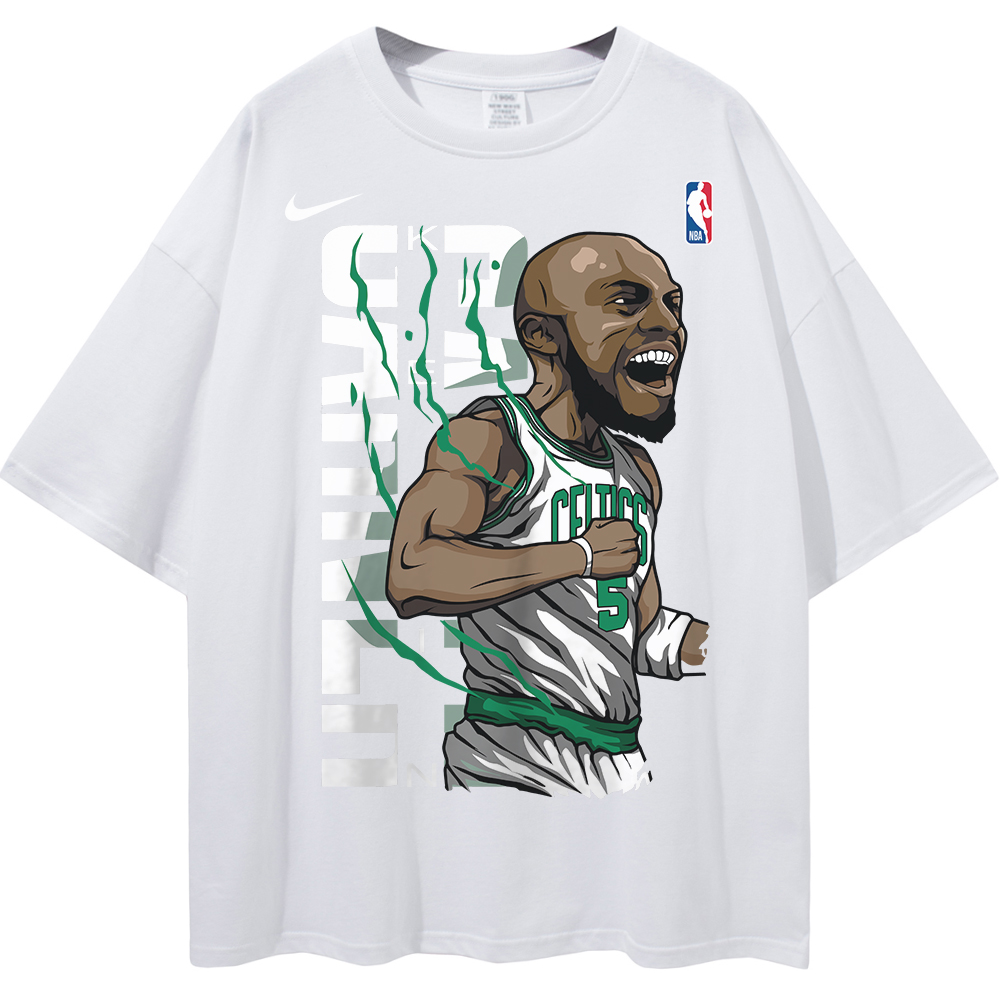 Kevin Garnett Boston Celtics NBA Streetwear Unisex Oversized T-Shirt