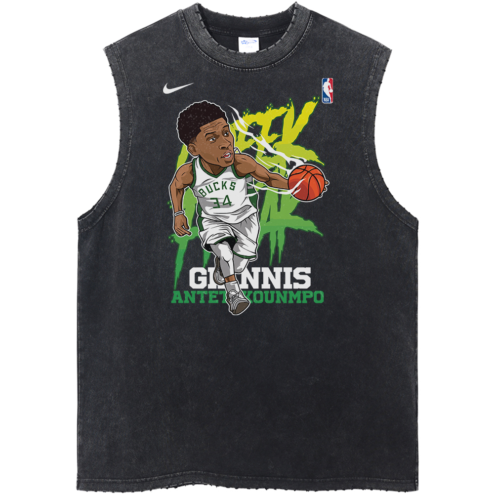 Giannis Antetokounmpo Milwaukee Bucks NBA Streetwear Vintage Unisex Tank Top