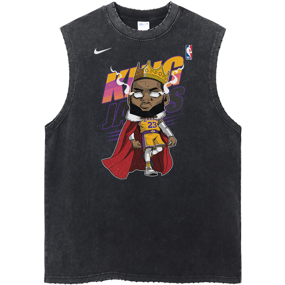 LeBron James Los Angeles Lakers NBA Streetwear Vintage Unisex Tank Top