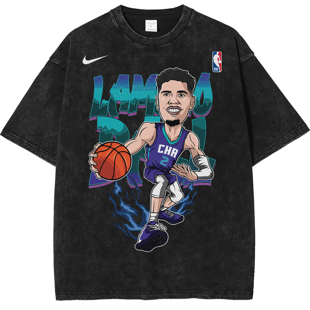 LaMelo Ball Charlotte Hornets NBA Streetwear Vintage Unisex Oversized T-Shirt