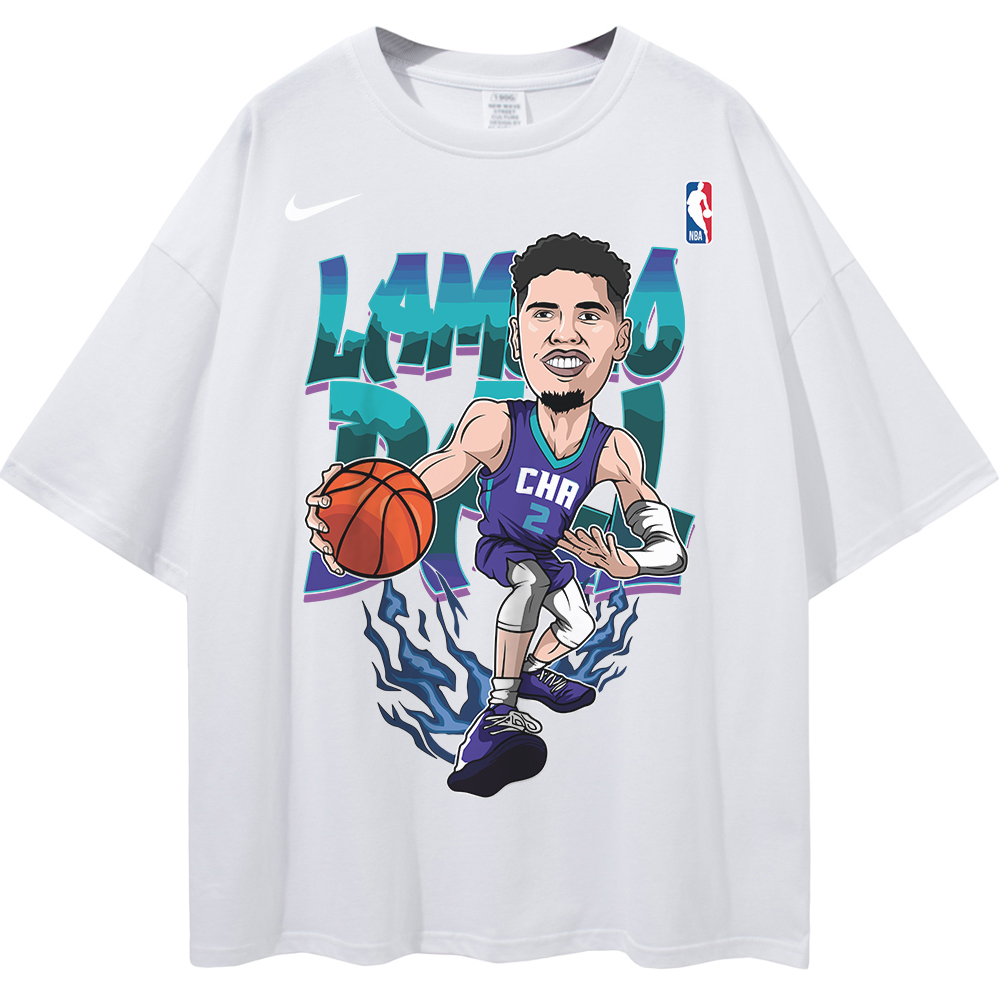 LaMelo Ball Charlotte Hornets NBA Streetwear Unisex Oversized T-Shirt